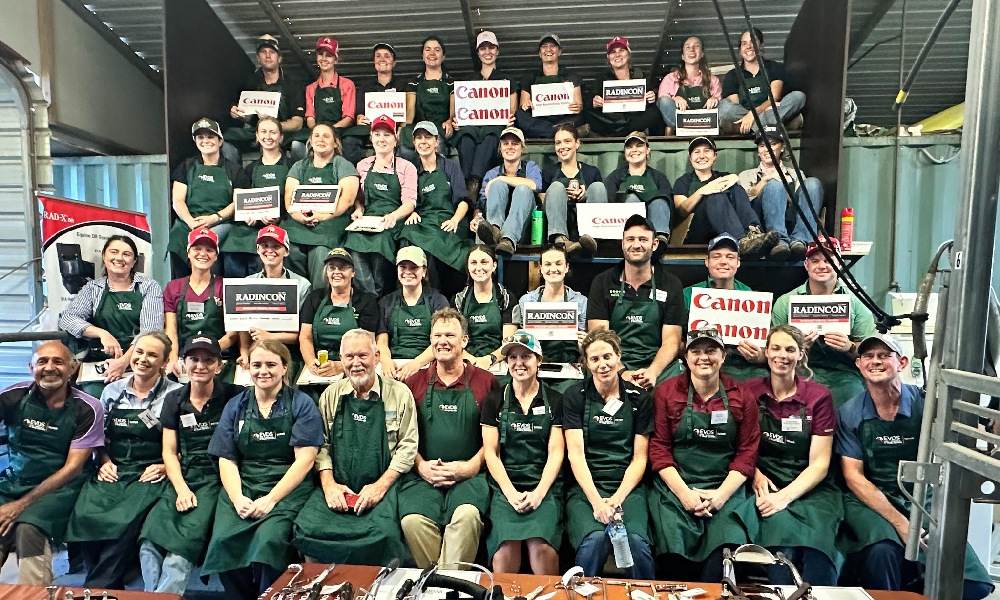 Happy participants in the EVDS Equine Dentistry Level 1 Course in March