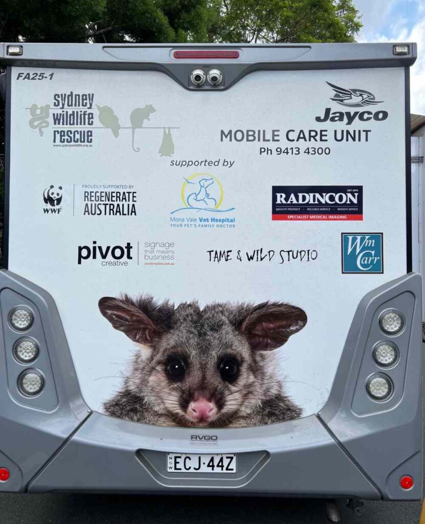 Sydney Wildlife Mobile Care Unit