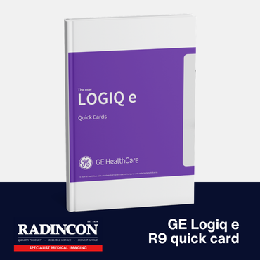 GE Logiq e R9 quick card